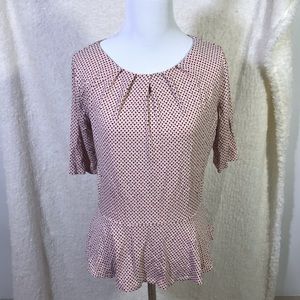 Pink and black top